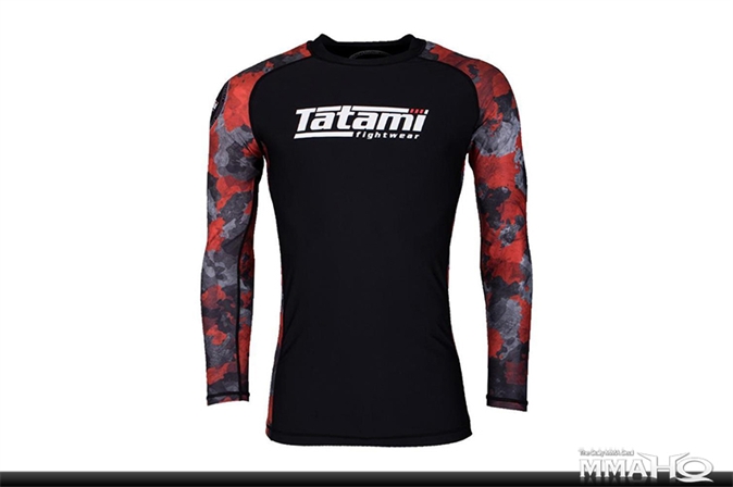 Tatami Renegade Red Camo Long Sleeve Rashguard